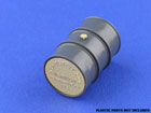 German WWII 200 ltr. fuel drum covers 