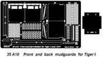Front and back fenders for Tiger I 1/35