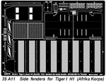 Side fenders for Tiger I H1 (Afrika Korps) 1/35