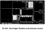 Fenders for Sturmtiger 1/35