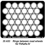 Rings between road wheels for Pz.IV 1/35