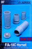 F/A-18C/D Hornet exhaust nozzles - closed position (academy) 1:32