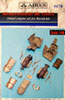 Me 410A1 detail engine set (rev/mon) 1:48