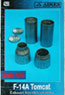 F-14A Tomcat exhaust nozzles - varied (tamiya) 1:48