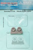 Dewoitine D.520 wheels + paint mask (tamiya) 1:48