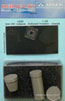 JAS-39C Gripen exhaust nozzles -closed (italeri) 1:48