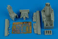 F-16A MLU Falcon cockpit set - HASEGAWA