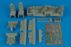 F-16B MLU Fighting Falcon cockpit set - HASEGAWA 