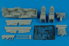 F-16D Fighting Falcon Block 30 cockpit set - HASEGAWA
