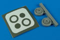 SAAB Tunnan J/S 29 wheels & paint masks - HELLER