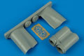 BAC Lightning F.6/F.2A exhaust nozzles - TRUMPETER