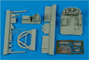 N1K1 Shiden cockpit set - HASEGAWA 1:48