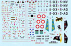 BD 72-23 Mirage 2000C 5ème escadre 5-OZ, 5-OX, 5-NV, 5-AQ (4 décorations)