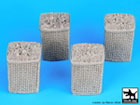 Sandbag armored wall 2 1/35 