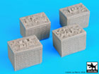 Sandbag armored wall 3 1/35