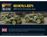 Red Devils' Jeeps (2 Vehicles) 28mm (Metal & Resin)