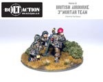 British Para 3' Mortar & Crew 28mm (Metal)