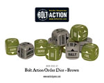 Bolt Action Orders Dice - Green