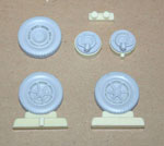 Autoblinda AB.41 Wheels Set 1:35