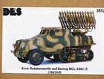 8cm Raketenwerfer auf Somua MCL S303 (f) (1943-45)