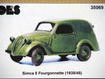 Simca Cinq Fourgonnette (1938/45) 1/35