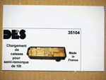 Chargement de caisses pour semi-remorque de 10t réf 35084 1/35