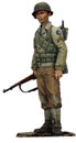 116ème Régiment de la 29ème division Bleu And grey (6 juin 1944) figurine 120mm