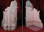 Diorama - Ruined Theatre Building section 'Caryatid' incl. posters, enamelled street signs & carpet