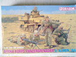 German Afrika Korps Infantry, El Alamein 1942 (4 Figures Set) 1/35
