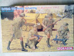 British 8th Army Infantry, El Alamein 1942 (4 Figures Set) 1/35