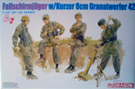 Fallschirmjäger 8cm Gr.W.42 Mortar Team (4 Figure Set) 1/35