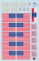 US Antenna Flags & Stickers 1/35