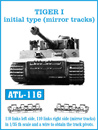 TIGER I Initial Type (Mirror Tracks) 1:35