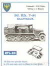 SdKfz 7 8 Ton Half Track Plus 2 Sprockets  