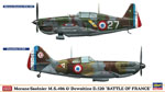 Morane Saulnier M.S.406 & Dewoitine D.520 Battle of France 