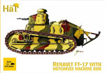 FT-17 Renault tank with Hotchkiss mg