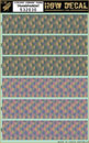 Decals 4 colour LOZENGE - Faded TRANSPARENT 1:32