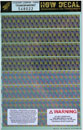 Decals 5 COLOUR LOZENGE - FADED - TRANSPARENT 1:48