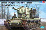 German Pz.Kpfw KV-2 754(r) Tank 1/48