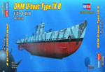 WWII U-Boat type 9B 1/700