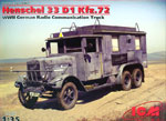 Henschel 33D1 Kfz.72 WWII German Radio Communication Truck
