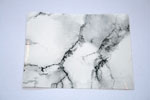 Marbre blanc/noir (5 feuilles autocollantes)
