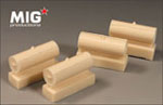 CYLINDRIC T34 / KV / JS FUEL DRUMS  1/35