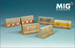 Concrete Barriers (Jersey type) 1/35