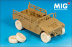 HUMVEE WHEELS (AGGRESSIVE PATTERN) IRAQ 2004 1/72