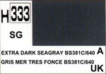 Peinture Mr Hobby Extra Dark Seagray 10ml