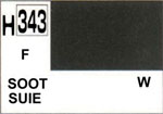 Peinture Mr Hobby H343 Noir suie 