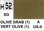Peinture Mr Hobby H52 Vert olive terne (1) satin