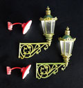 Lamps on wall