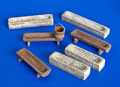 Wooden and stone feed-troughs